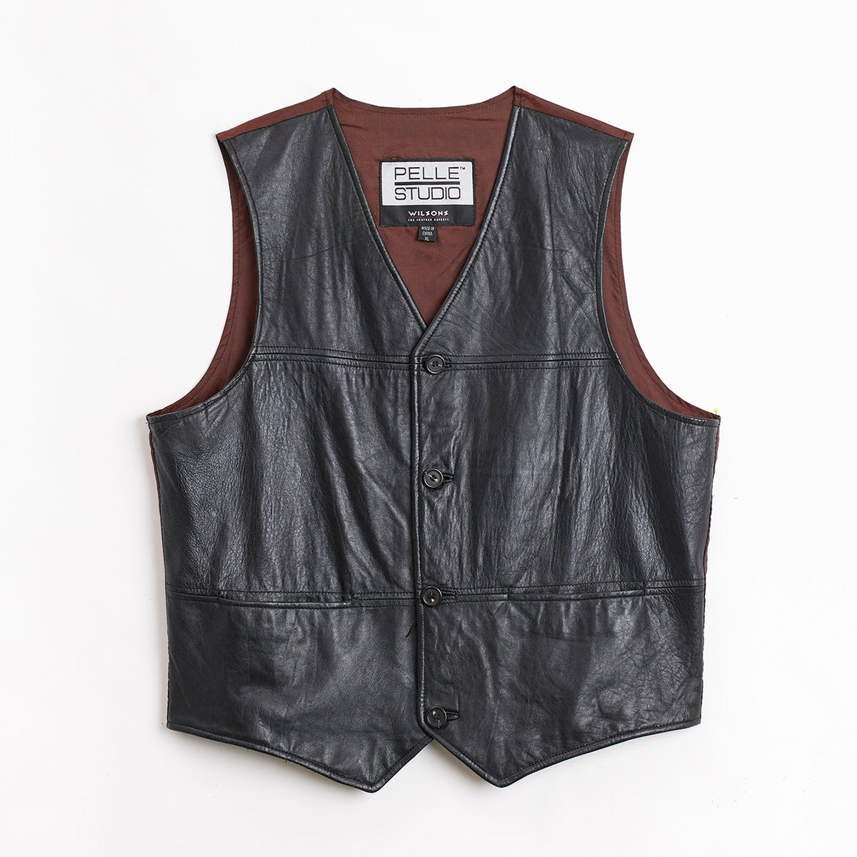 UNISEX LEATHER VEST | SIZE XL