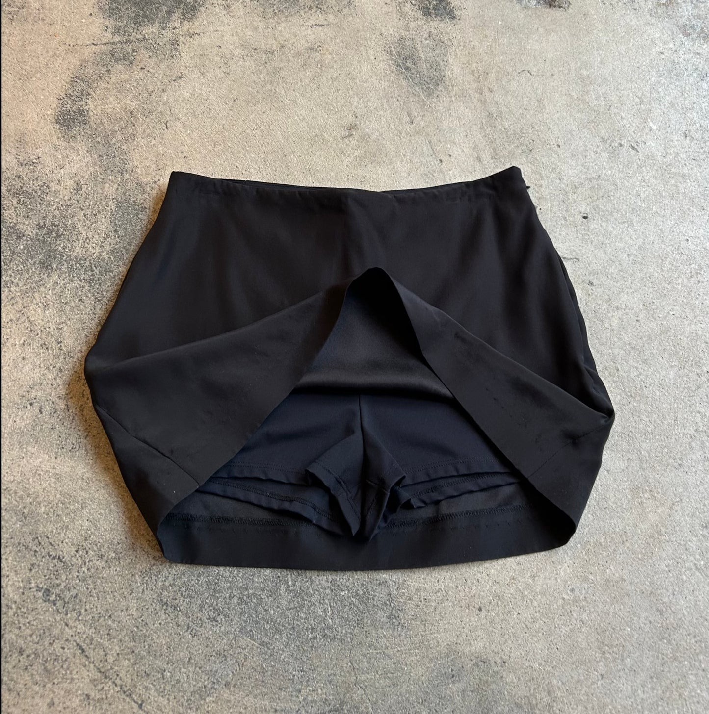 Gauge 81 Black Mini Silk Skirt