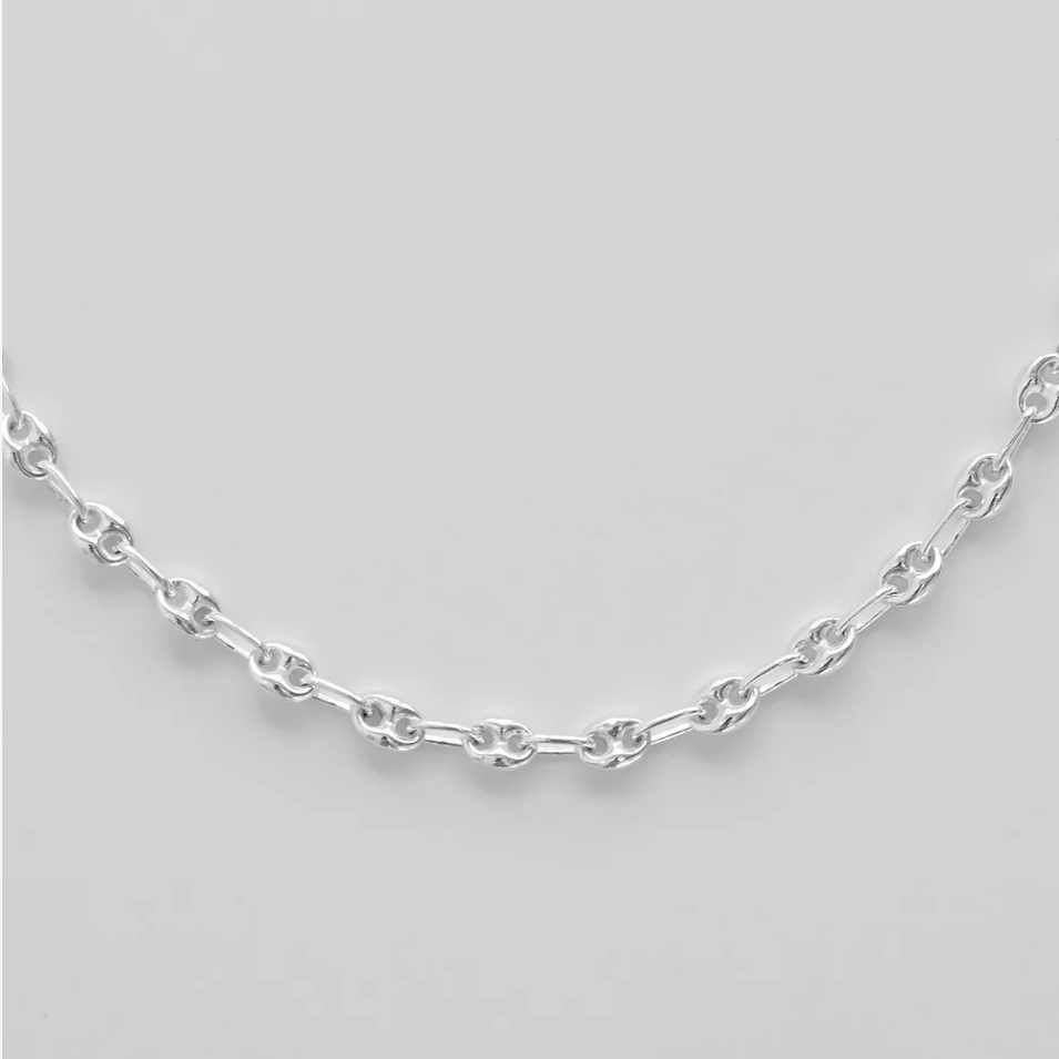 MARINER CHAIN NECKLACE IN STERLING SILVER