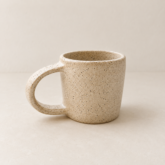 Annie Raysse speckled ceramic mug