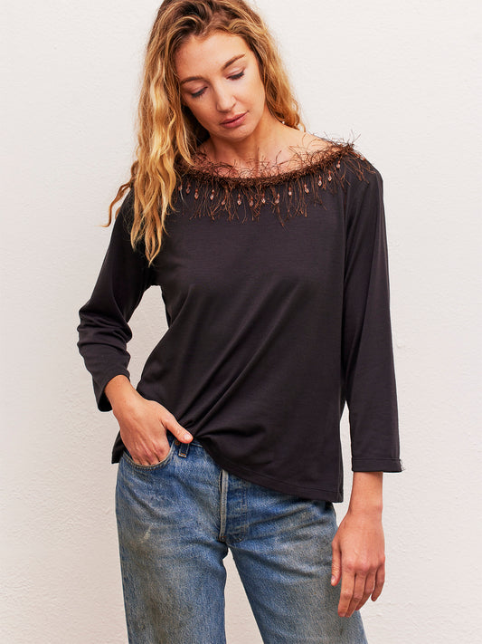 VINTAGE LONG SLEEVE BLOUSE