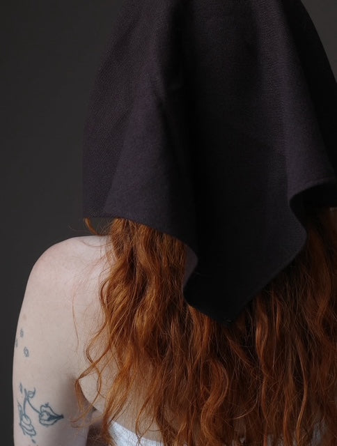 HIGH DIVE Brown Wool EDIE Cap - back view