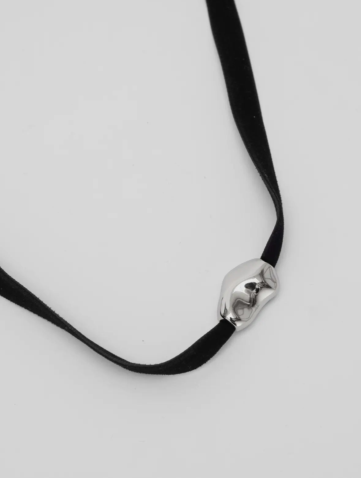 BEAN PENDANT on VELVET CORD by WOLF CIRCUS