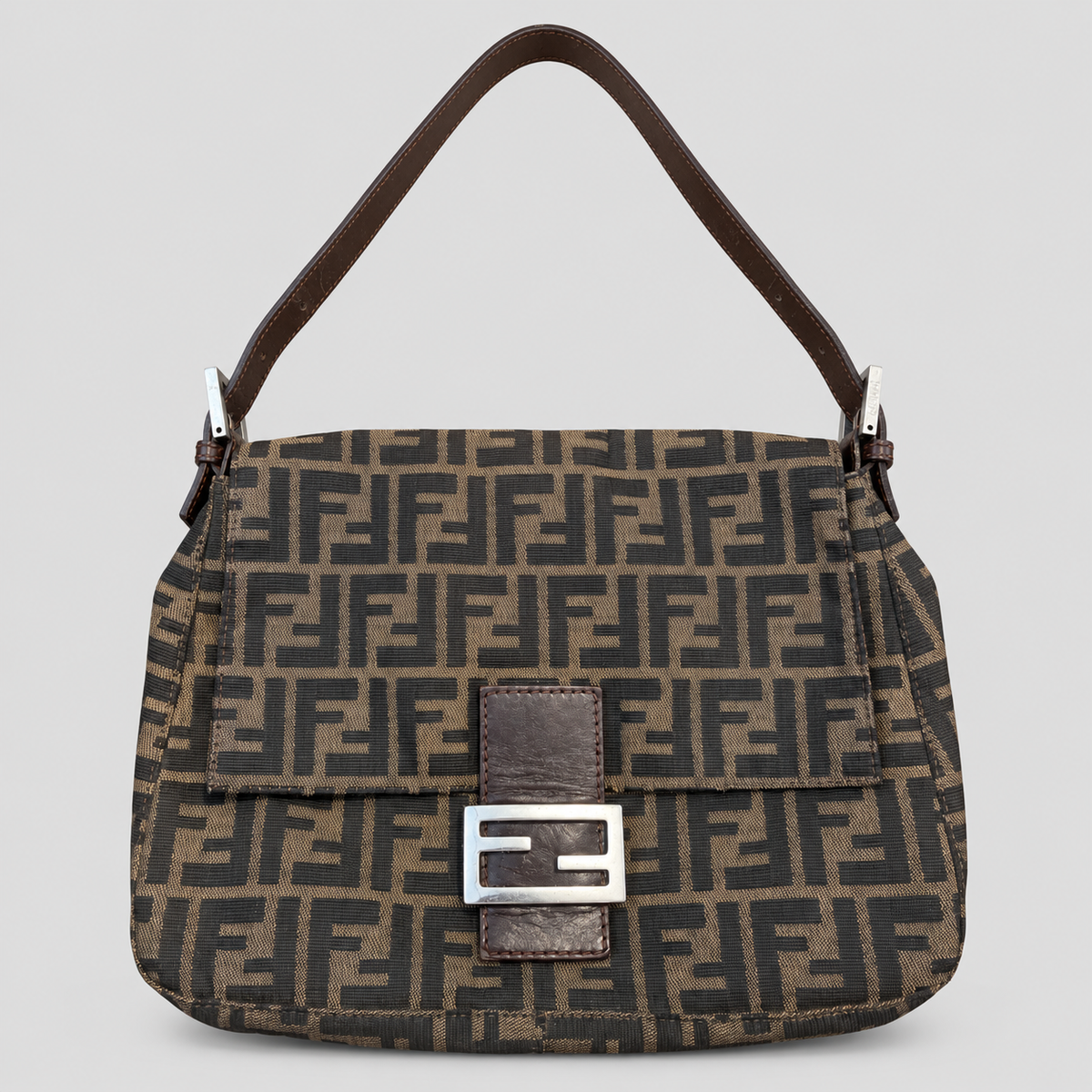 VINTAGE ZUCCA MONOGRAM SHOULDER BAG
