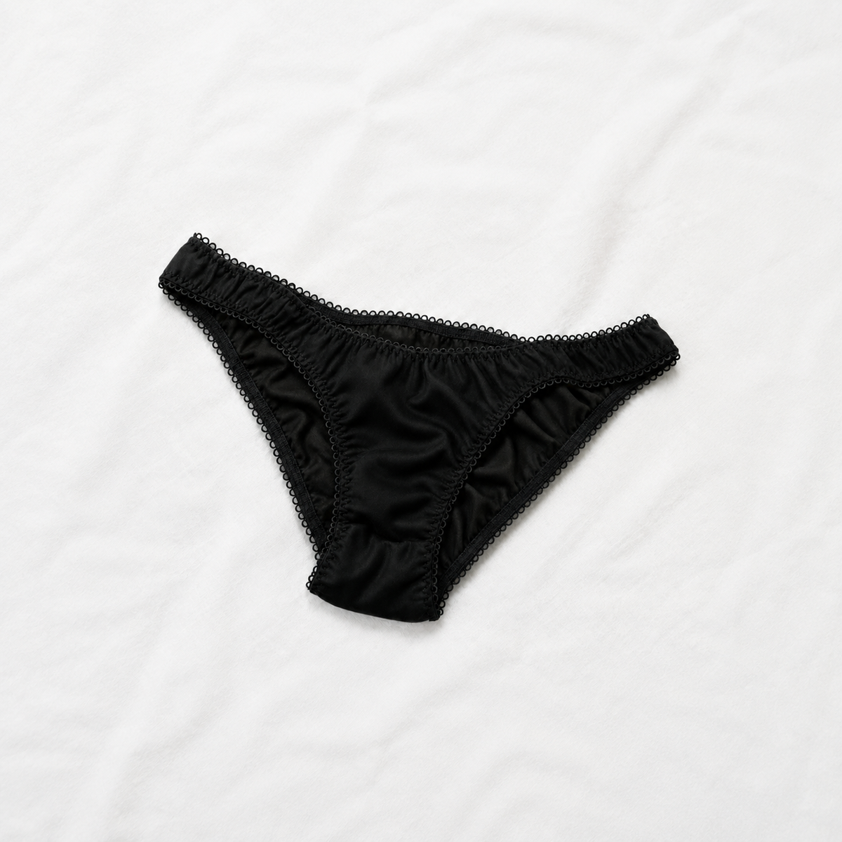 EMMYLOU BLACK COTTON BRIEF
